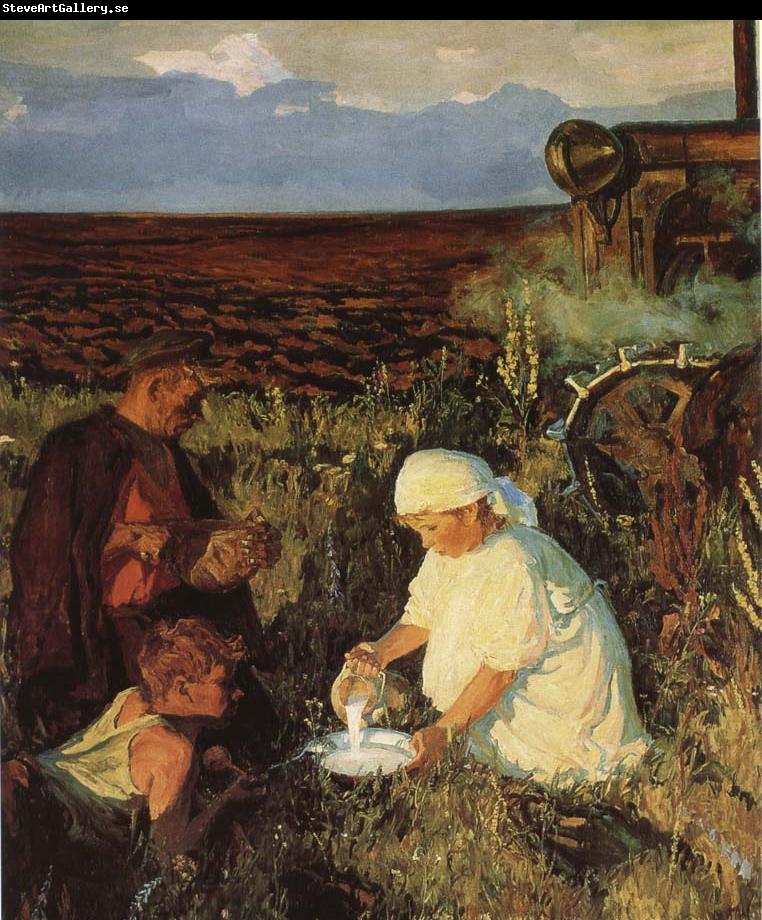 unknow artist The tractor driver dinner